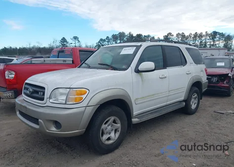2001 Toyota Sequoia Sr5 V8 z USA, uszkodzony, nr VIN 5TDBT44A41S026450